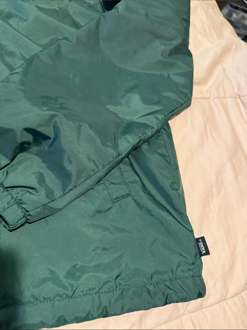 Vans Men’s Dark Green Coach Windbreaker Jacket